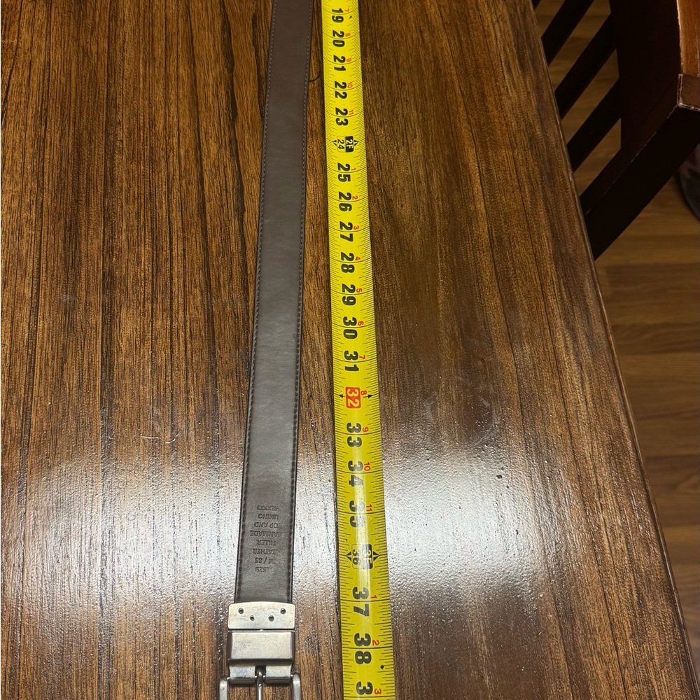 Men's Brown Leather Belt